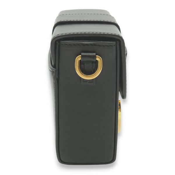 30 Montaigne Box Black Crossbody Bag in Calfskin, Gold hardware - Image 11