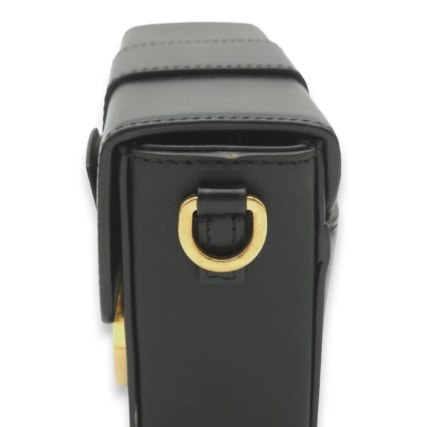 30 Montaigne Box Black Crossbody Bag in Calfskin, Gold hardware - Image 3
