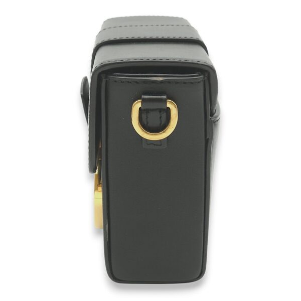 30 Montaigne Box Black Crossbody Bag in Calfskin, Gold hardware - Image 10