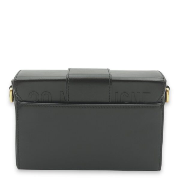 30 Montaigne Box Black Crossbody Bag in Calfskin, Gold hardware - Image 9