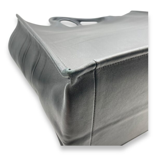 Book Tote Medium Black Top Handle Bag in Calfskin - Image 11
