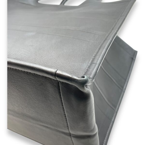 Book Tote Medium Black Top Handle Bag in Calfskin - Image 12