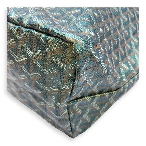 St Louis Green Shoulder Bag in Canvas - Image 9