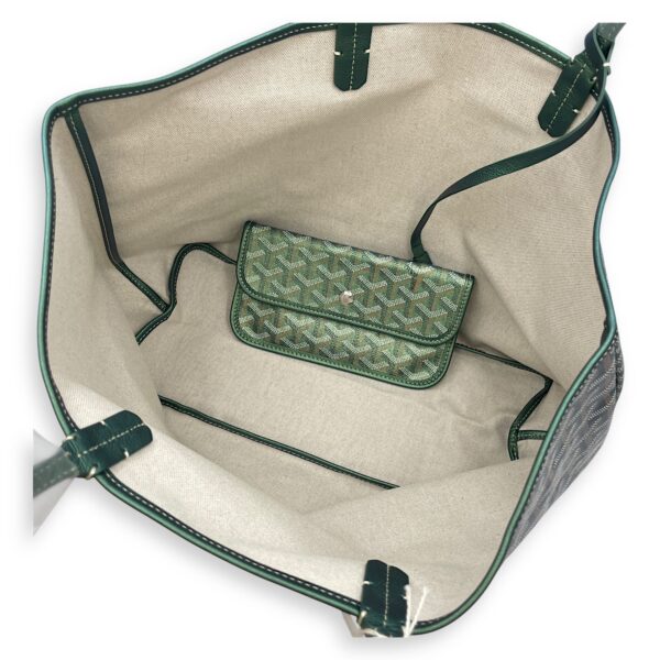 St Louis Green Shoulder Bag in Canvas - Image 7