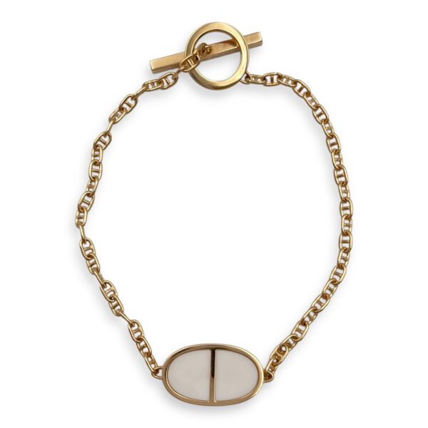 Chaine D'ancre Verso SH Bracelet in White Ceramic - Image 3
