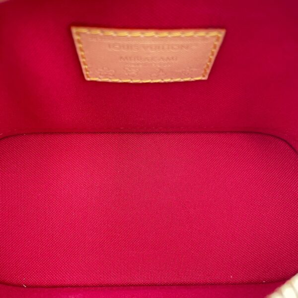 Alma LV x TM Cherry Nano Brown Monogram Top Handle Bag in Coated Canvas, Gold hardware - Image 7