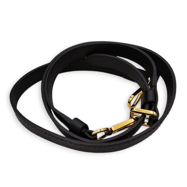 Capucines Iris Blossom PM Black Top Handle Bag in Calfskin, Gold hardware - Image 15