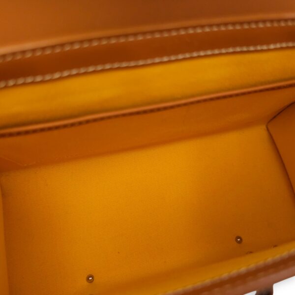 Saigon Mini Brown Shoulder Bag in Calfskin, Silver hardware - Image 16