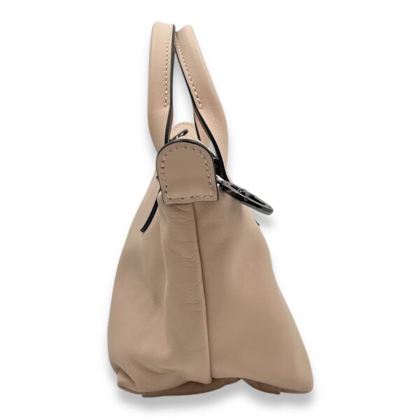 Le Pliage Xtra XS Nude Crossbody Bag in Calfskin, Ruthenium hardware - Image 4