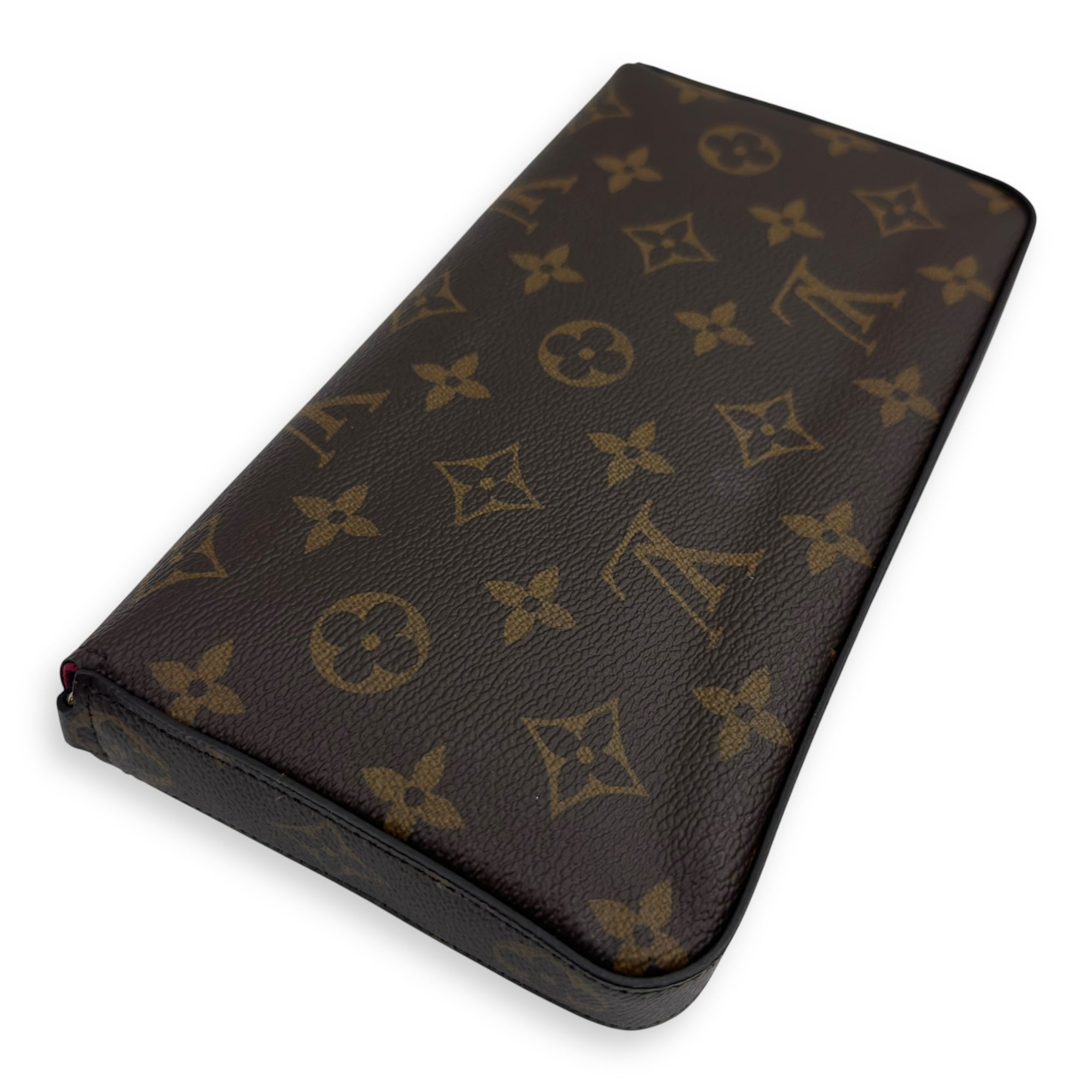Felicie Wallet On Chain Brown in Monogram Coated Canvas, Gold hardware - Image 13
