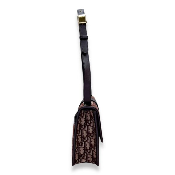30 Montaigne Medium Red Crossbody Bag in Jacquard, Gold hardware - Image 4