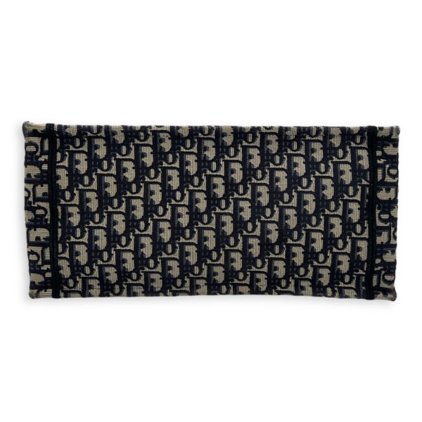 Book Tote Top Handle Bag Medium Blue in Jacquard - Image 6