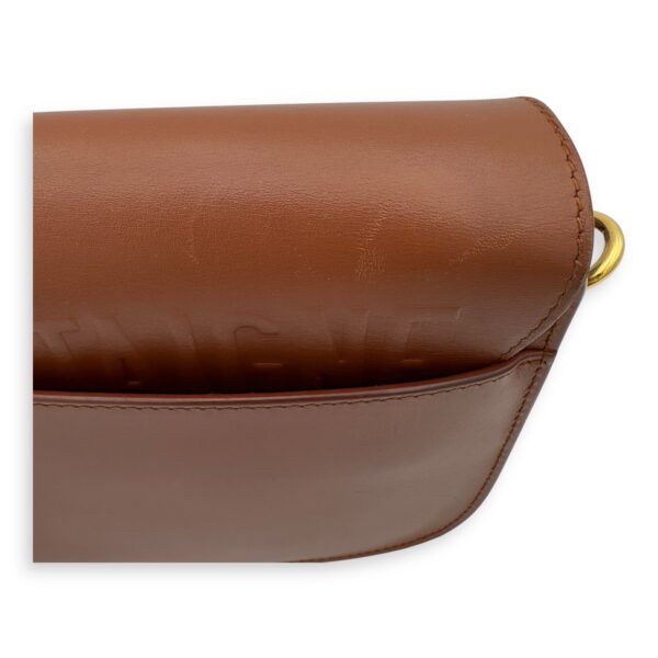 Bobby Shoulder Bag Brown in Calfskin, Gold hardware - Image 14