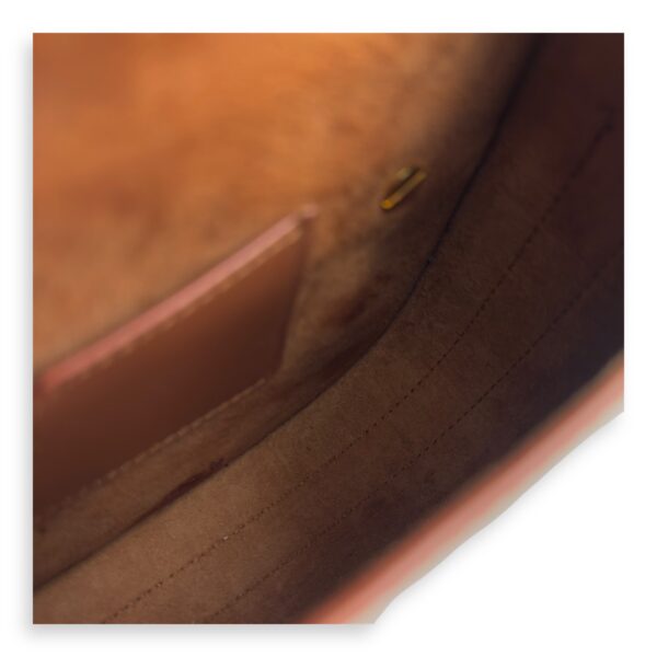 Bobby Shoulder Bag Brown in Calfskin, Gold hardware - Image 7