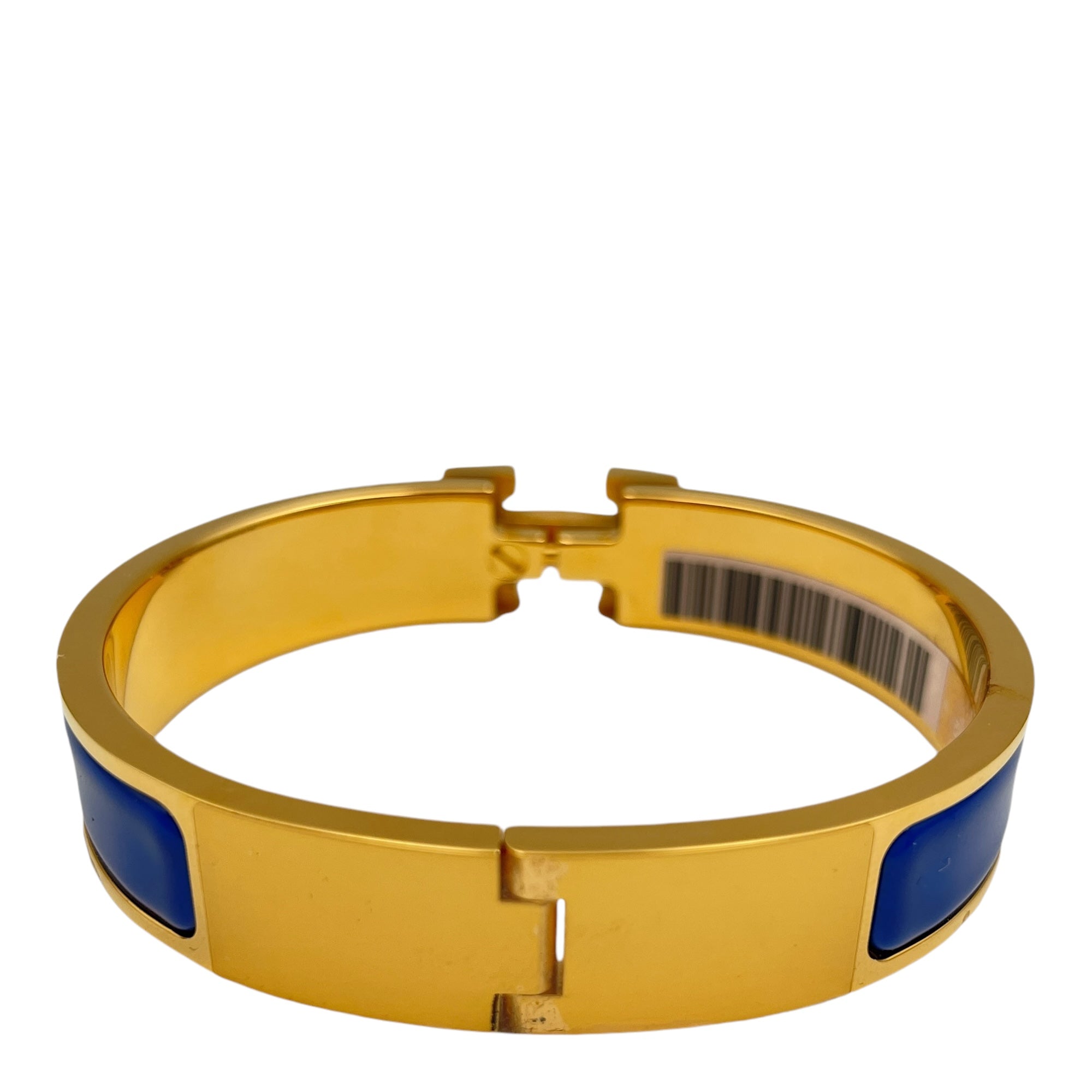 Clic H Blue Drapeau Bracelet, Gold hardware - Image 5