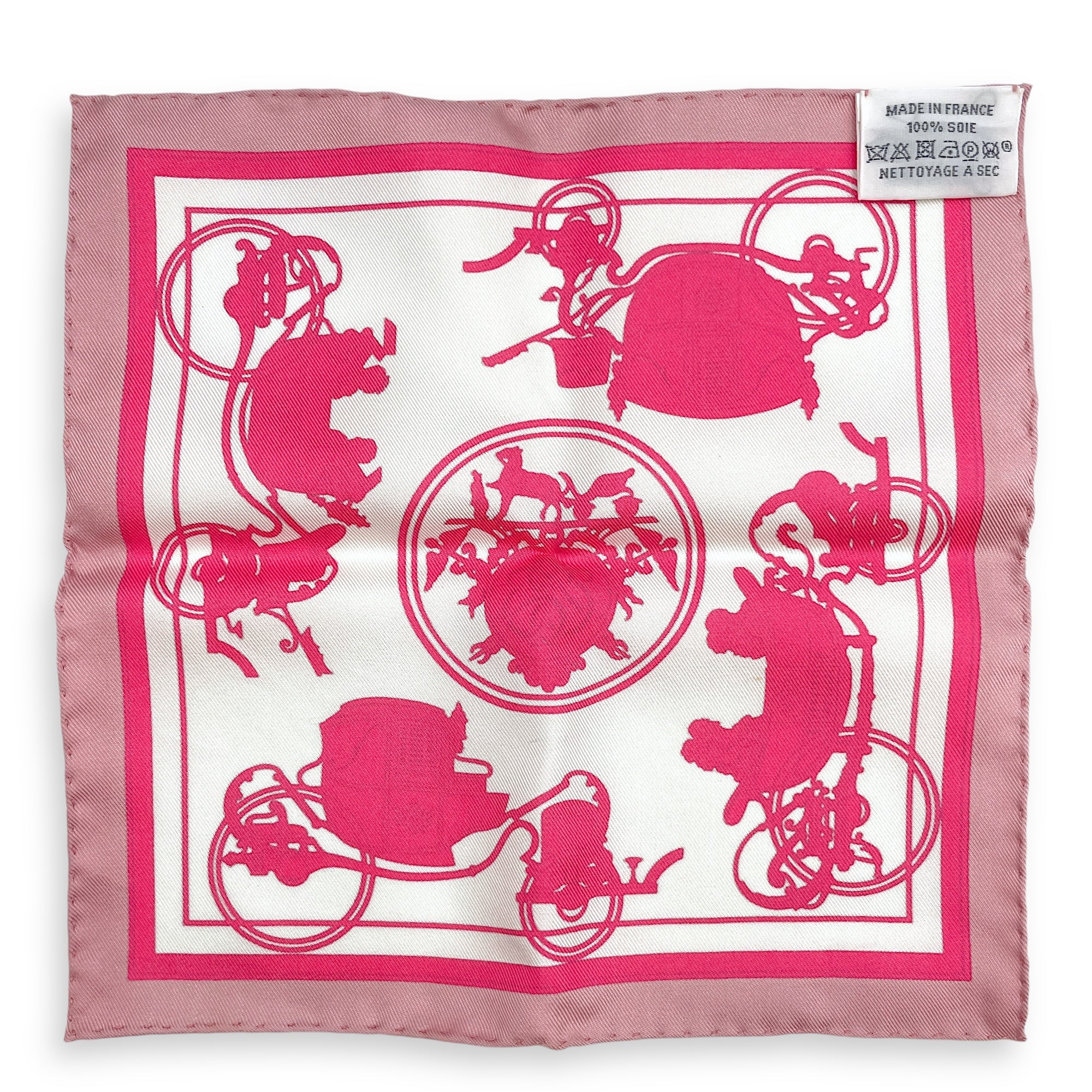 Ex-Libris Nano Scarf 20 cm Rose Scarf in Silk - Image 3