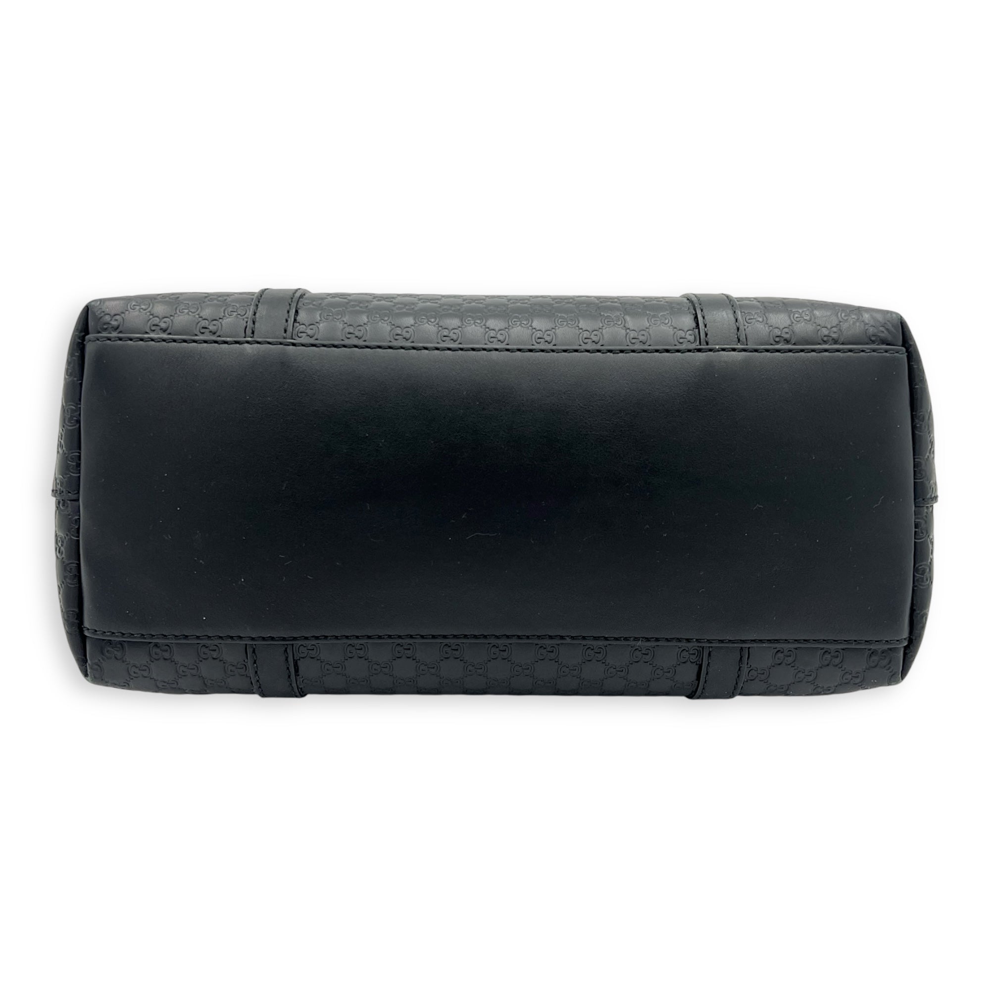 GG Tote Bag Black in Guccissima Leather, Gold hardware - Image 6