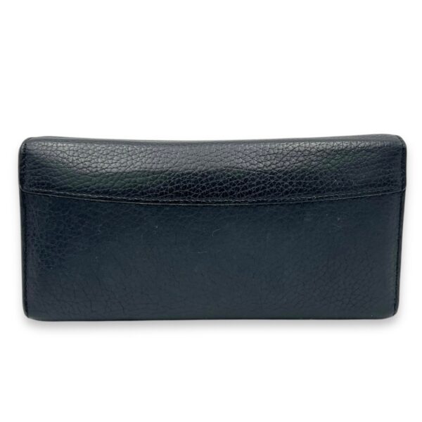 Capucines Long Black Wallet in Calfskin, Gold hardware - Image 3