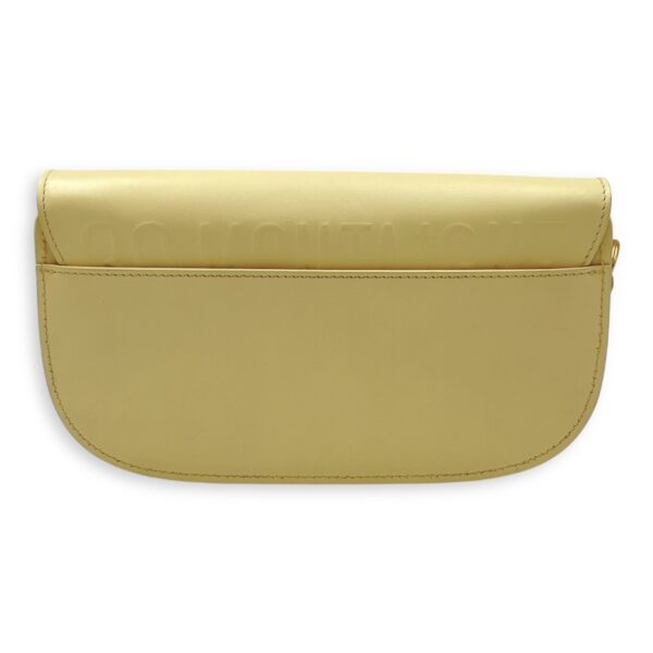 Bobby East West Yellow Crossbody Bag in Calfskin, Gold hardware - Image 3