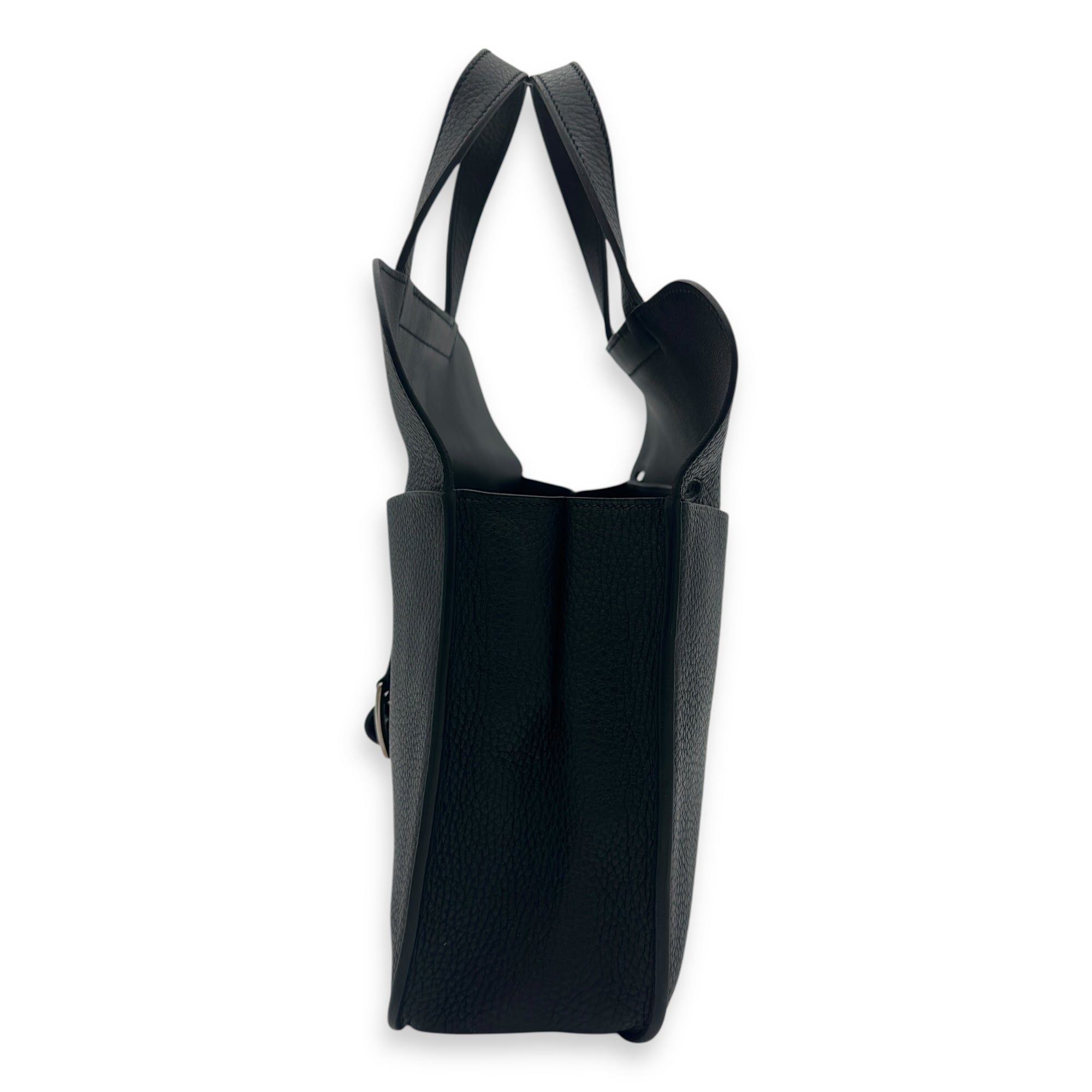 Halzan Black in Clemence, Silver hardware - Image 4