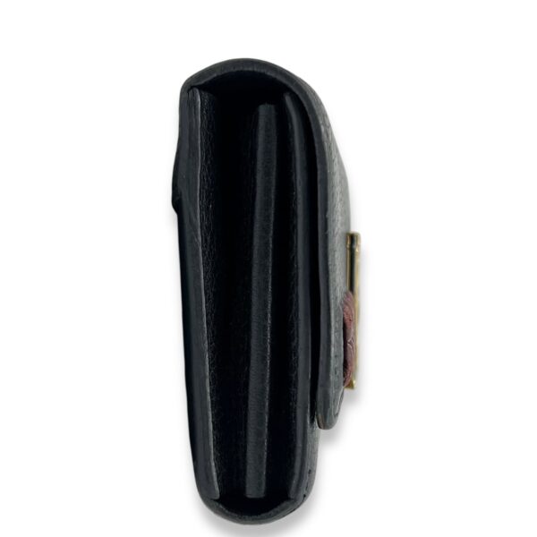 Capucines Long Black Wallet in Calfskin, Gold hardware - Image 4