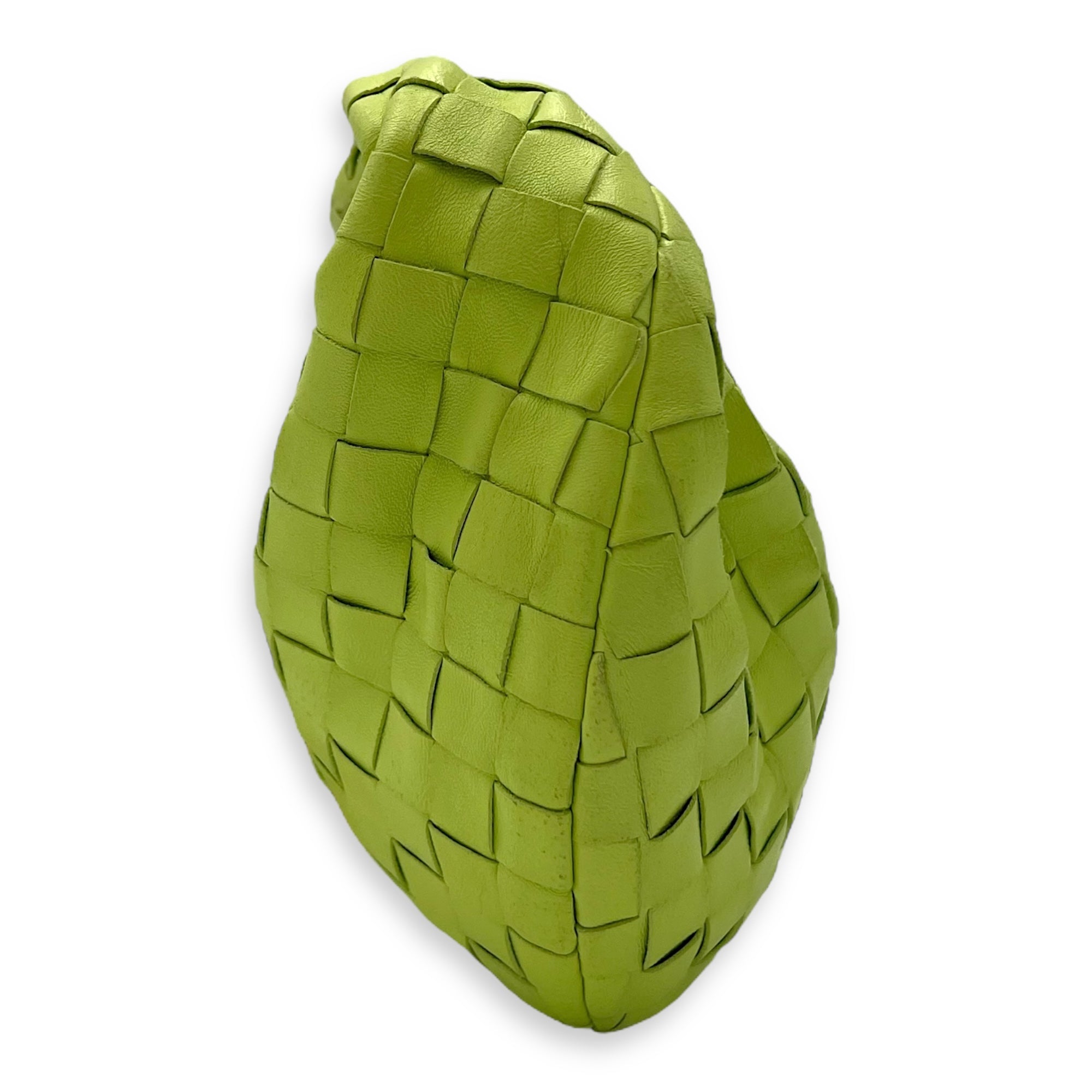 Jodie Mini Green Top Handle Bag in Lambskin, Gold hardware - Image 4