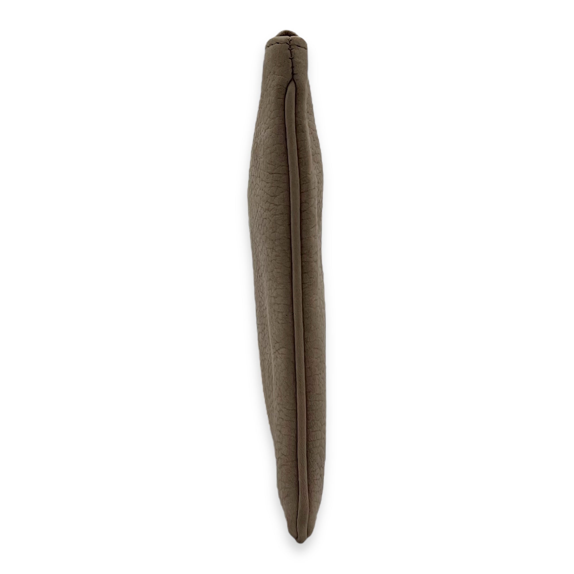 Clutch Clutch Small Brown in Calfskin, Silver hardware - Image 4