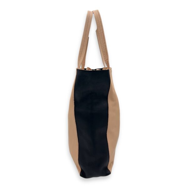 Cabas Tote Bag Beige in Calfskin - Image 7