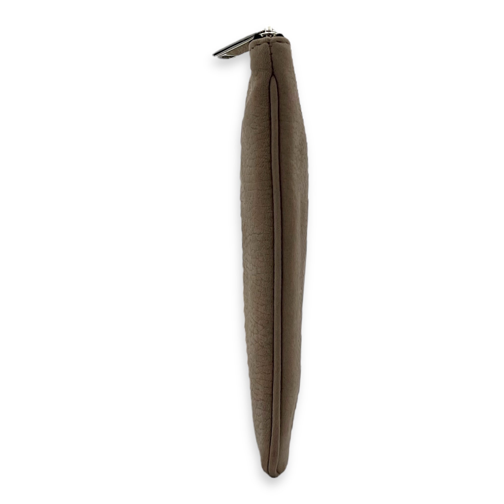 Clutch Clutch Small Brown in Calfskin, Silver hardware - Image 5