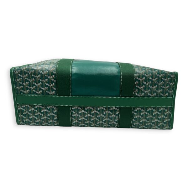 Villette Tote Bag Green in Coated Canvas - Image 6