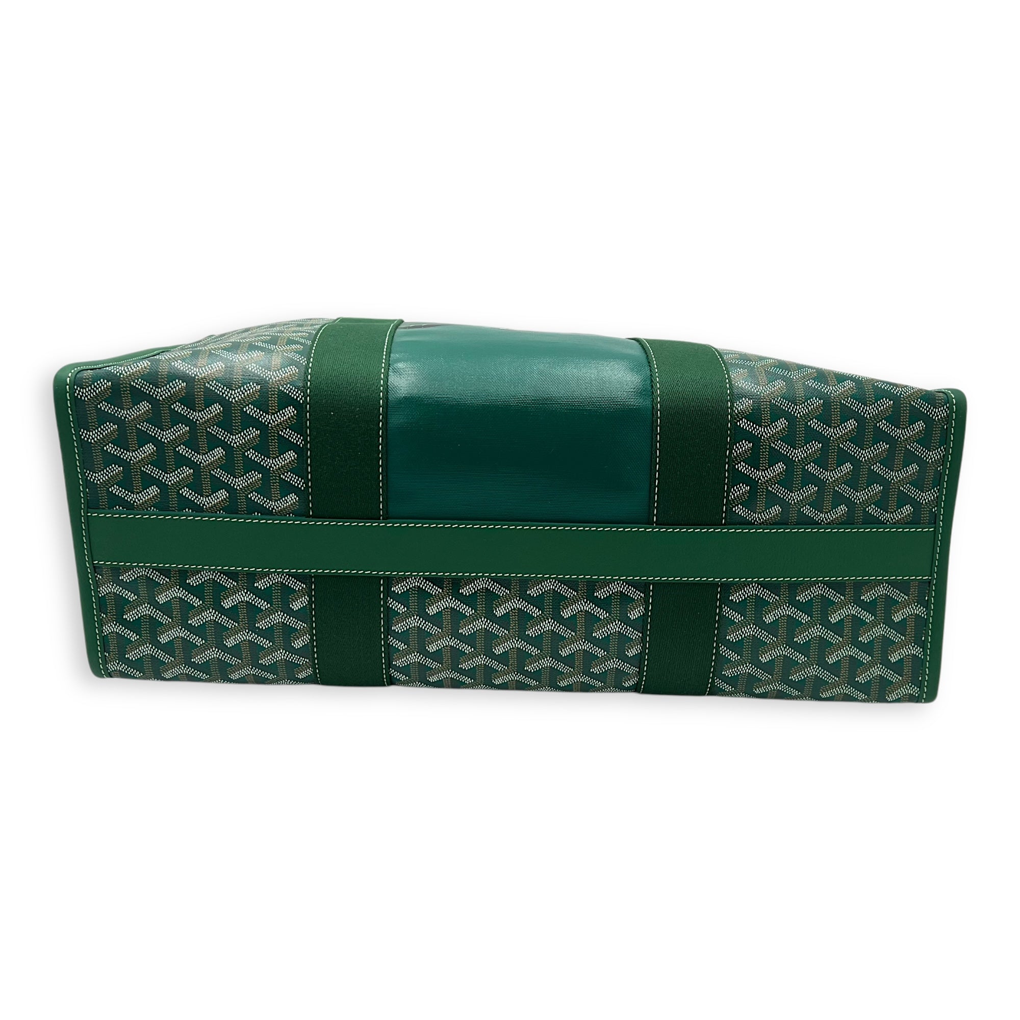 Villette Tote Bag Green in Coated Canvas - Image 6