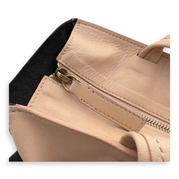 Cabas Tote Bag Beige in Calfskin - Image 4