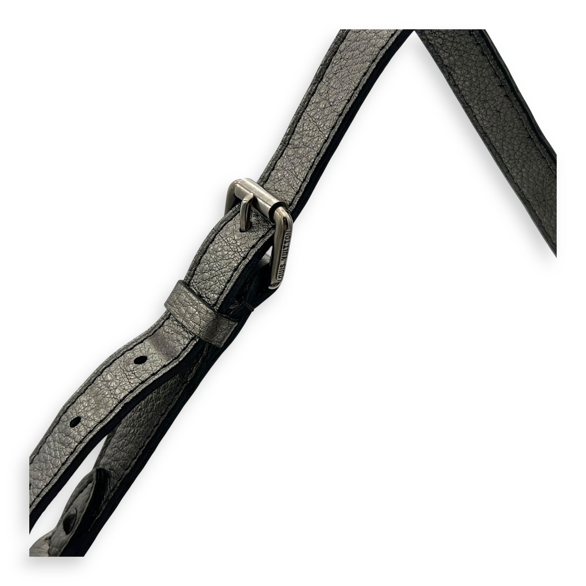 Mahina Shoulder Bag Silver in Calfskin, Silver hardware - Image 8