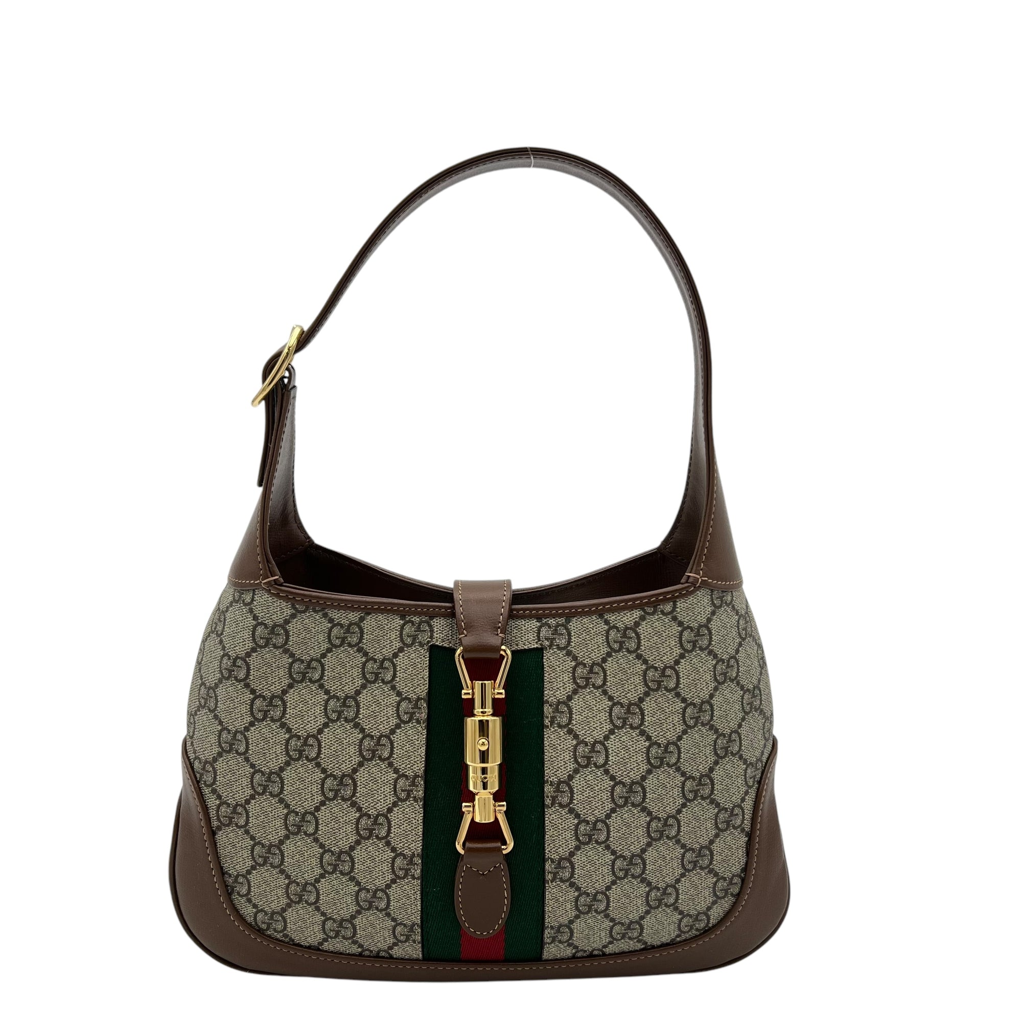 Jackie 1961 Top Handle Bag Beige in Coated Canvas, Gold hardware