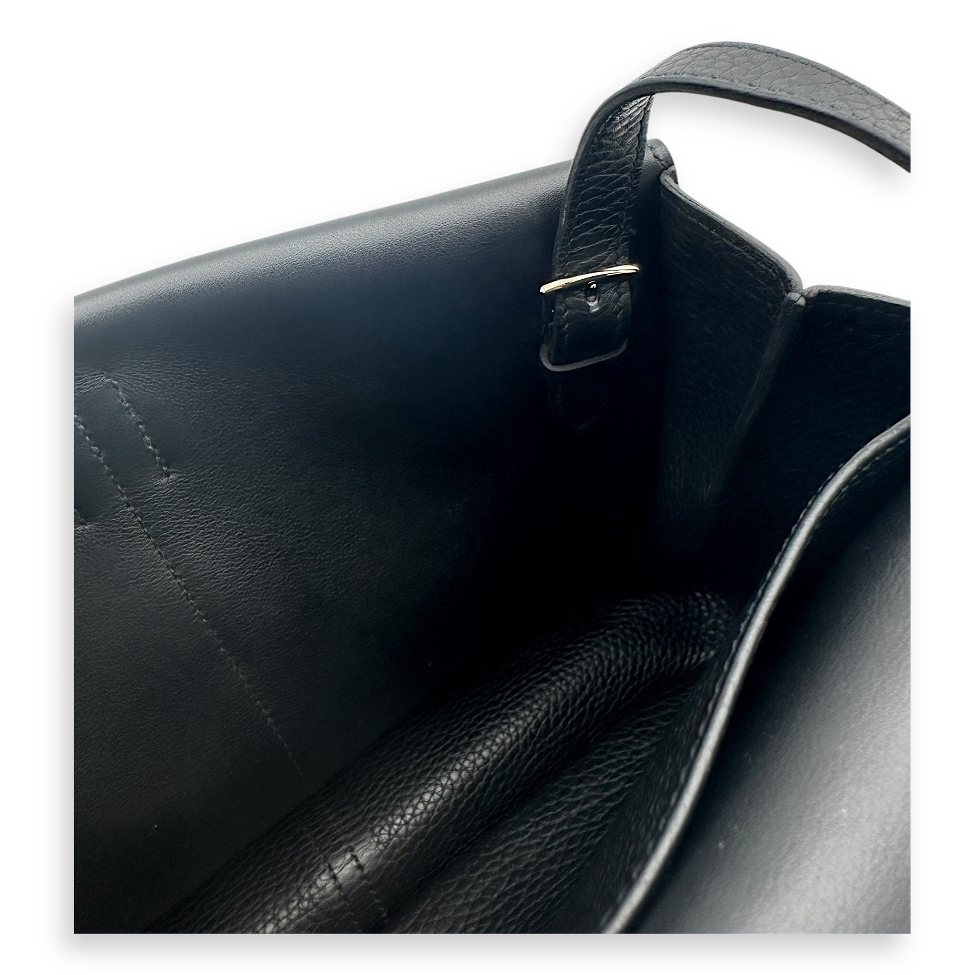 Halzan Black in Clemence, Silver hardware - Image 14