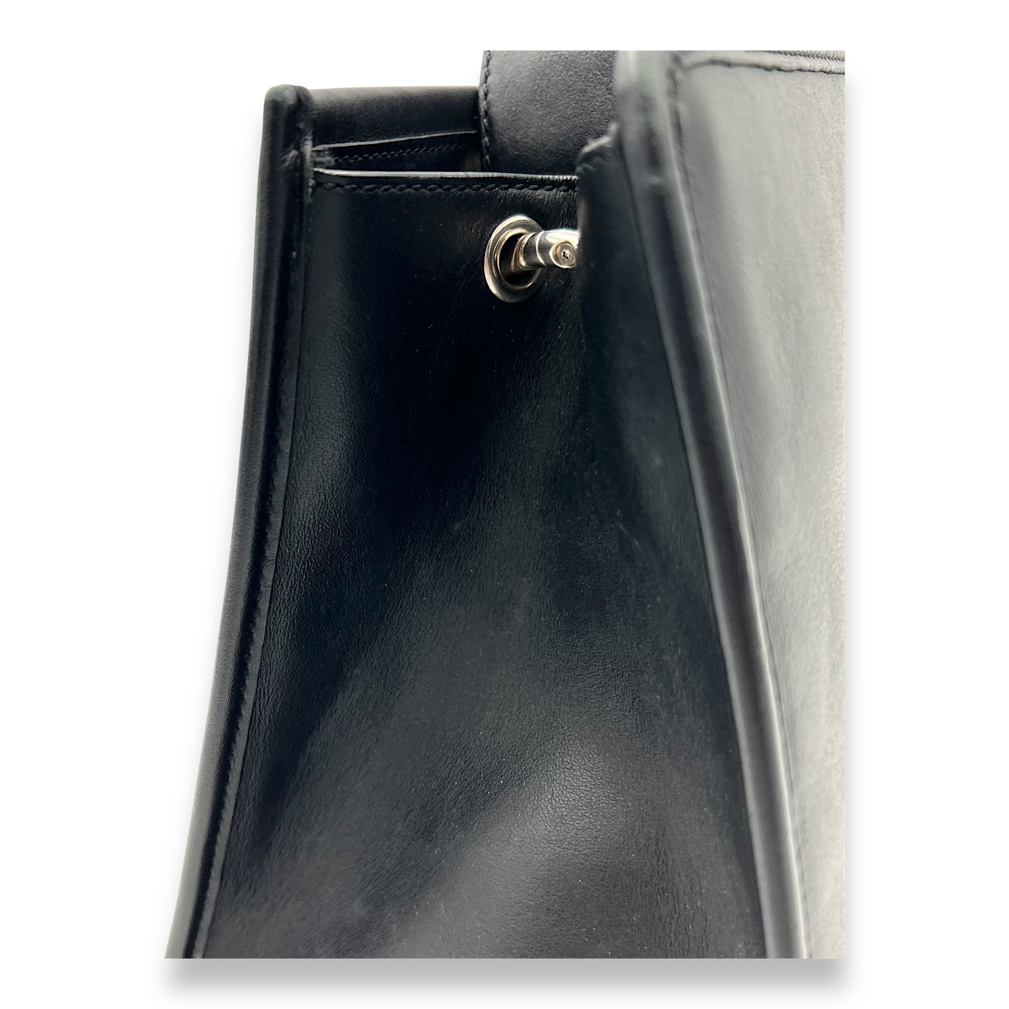 Runaway Shoulder Bag Black in Calfskin, Gold hardware - Image 13