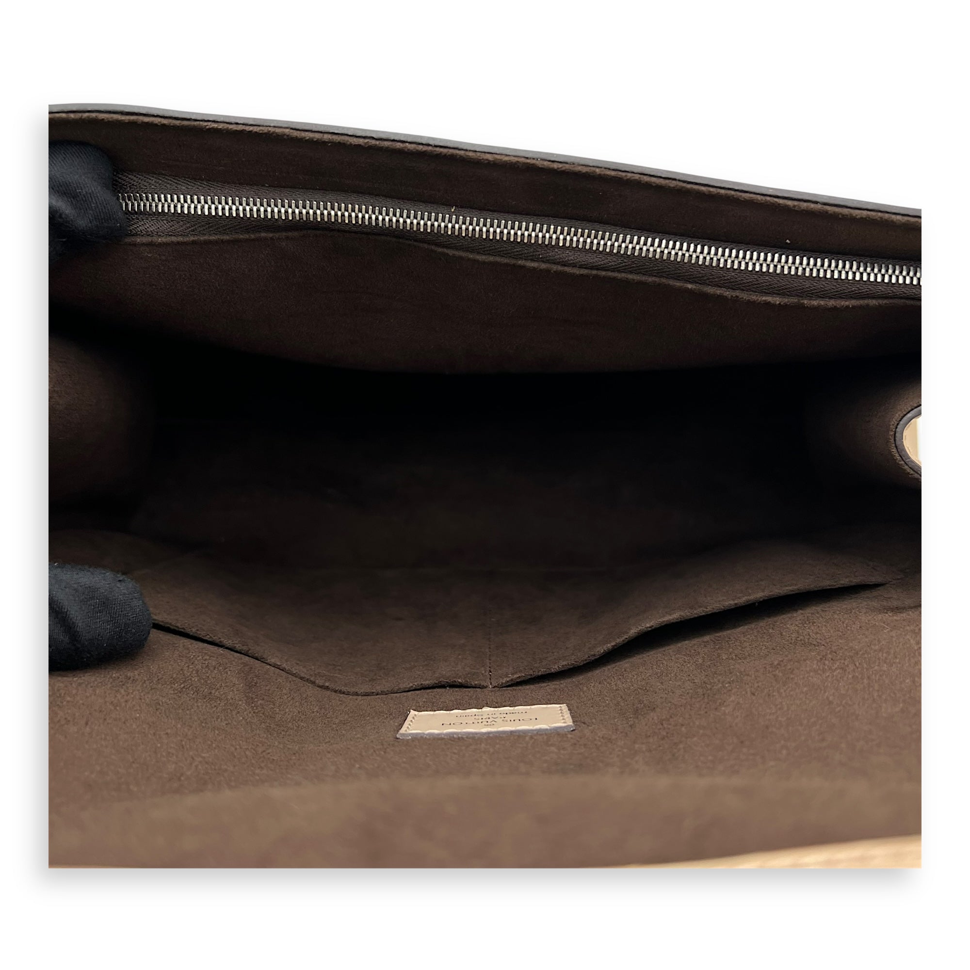 Cluny MM Top handle bag in Epi leather, Silver Hardware - Image 7